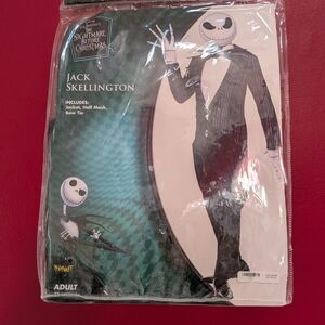 Jack Skellington Adult Costume - Black and White
